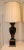 Mid 20th Century Vintage Mid 20th Century Black and Gold Ceramic Table Lamps With Shades - a Pair For Sale - Image 5 of 12