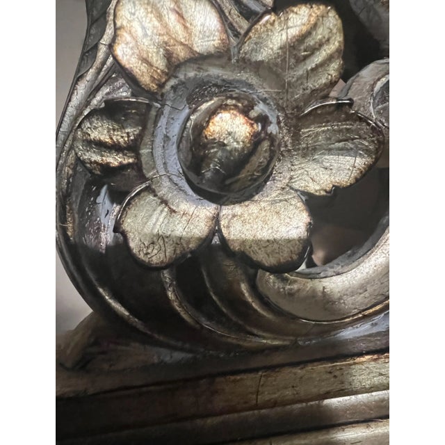 Spectacular Large Kravet Giltwood Mirror (For Wall or Floor) - Beautifully Carved For Sale - Image 9 of 10