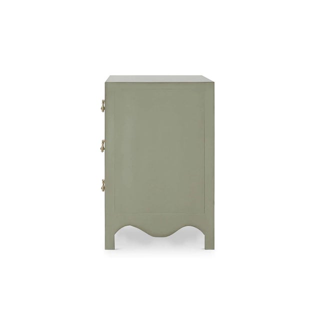 Fennel Green Bedside Chest For Sale - Image 4 of 8