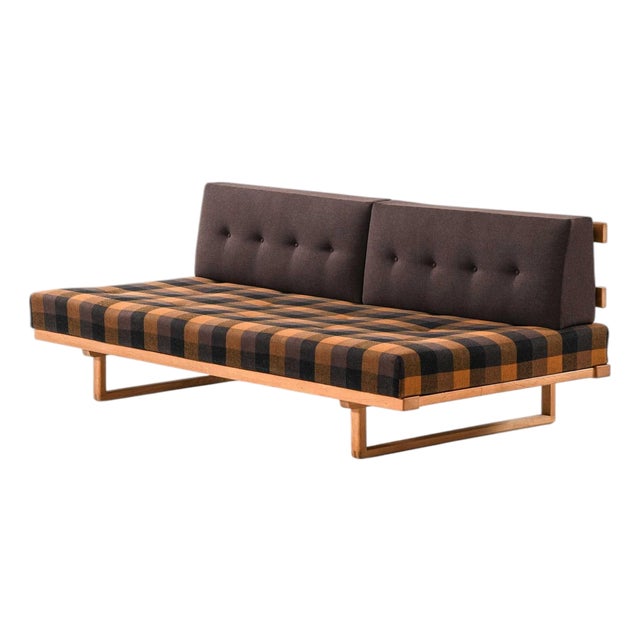 Model 4311/4312 Daybed in Upholstered Oak attributed to Børge Mogensen, 1950s For Sale