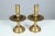 Late 19th Century Brass & Gilded Candleholders, Set of 2 For Sale - Image 10 of 10