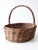 Vintage Wicker Gathering Basket For Sale - Image 9 of 14