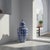 2020s Handmade Ceramic Grand Shah Jar (60cm) Baba Nakkas Style Rumi & Hatayi Blue White Floor Vase For Sale - Image 5 of 7