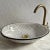 Handcrafted Moroccan 18" Oval Ceramic Sink Transform your bathroom with the timeless elegance of our 18"inch handcrafted...