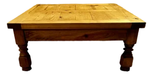Rustic Reclaimed Square Wood Coffee Table