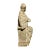 Antique Wood Sculpture of the Prophet Saint Daniel and the Lion 21.5 For Sale In New York - Image 6 of 8