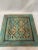 Totally Turquoise Carved Wooden Screen 18 X 18 For Sale - Image 9 of 10