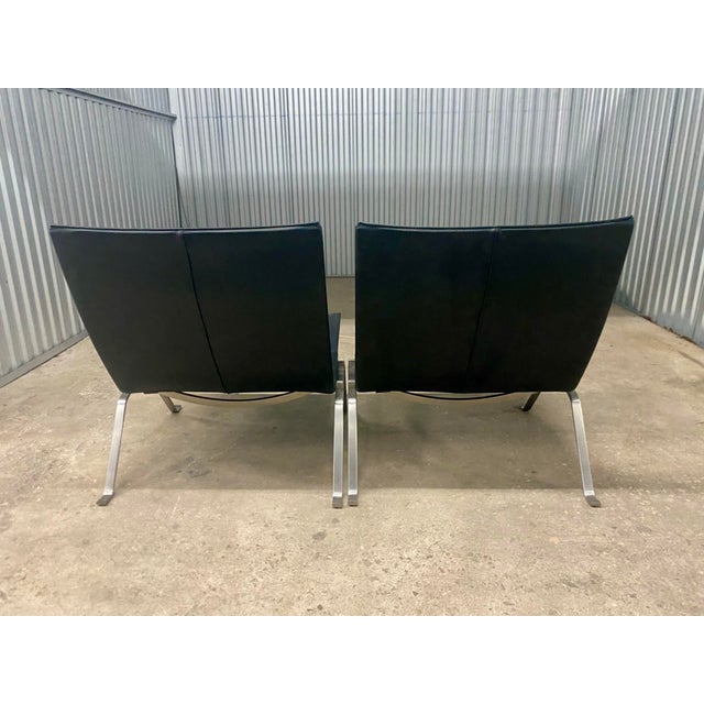 2010s Pk22 Lounge Chairs Designed by Poul Kjaerholm From Fritz Hanzen . For Sale - Image 5 of 14