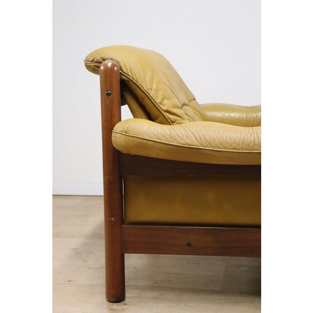 Scandinavian Chair in Leather and Beech, 1960 For Sale - Image 14 of 18