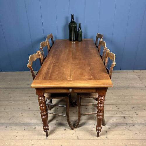 French Dining Table in Cherry Wood For Sale - Image 18 of 18