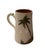 2020s Hand-Painted Moroccan Terracotta Palm Pitcher For Sale - Image 5 of 7