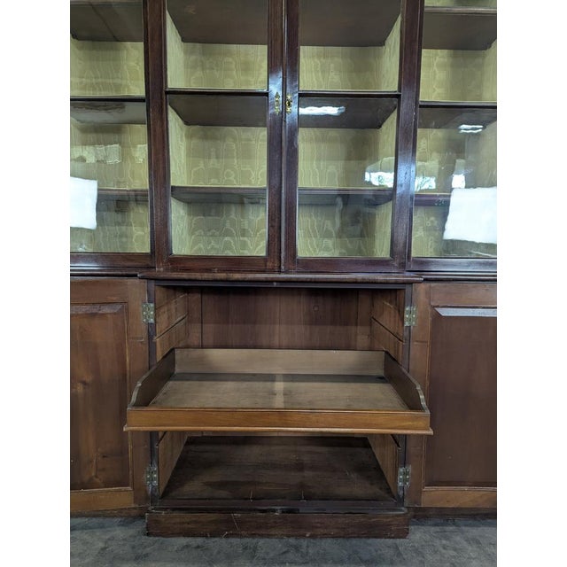 Vintage Flamed Mahogany Bookcase For Sale - Image 6 of 9