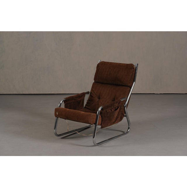 Mid-Century Armchair by Gillis Lundgren for Ikea, Sweden, 1970s For Sale - Image 9 of 18