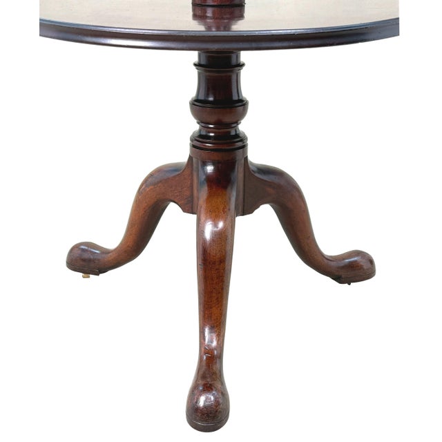 Mid 18th Century Antique Georgian Three-Tier Dumbwaiter in Mahogany, 1760 For Sale - Image 5 of 13