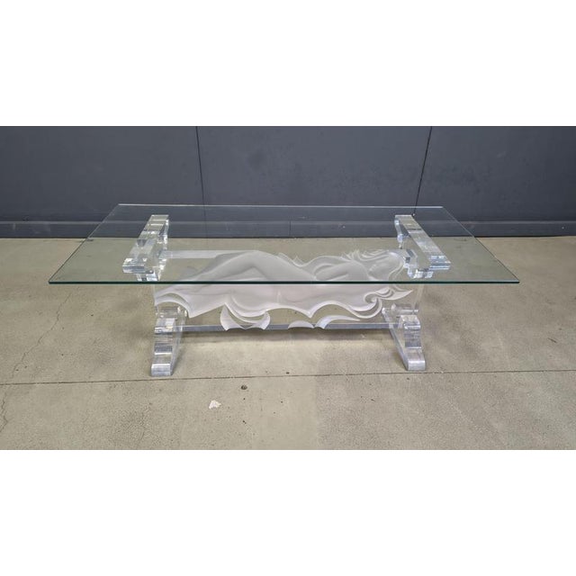 Acrylic Coffee Table from Fabian Art, 1980s For Sale - Image 11 of 14
