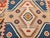 Vintage Turkish Tribal Kilim Runner, Handwoven Wool, Geometric Caucasian Pattern, Blue & Red, 3x8 For Sale - Image 14 of 17
