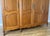 Brown Vintage French Louis XVI Style Carved Oak 4-Door Armoire For Sale - Image 8 of 14