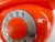 Metal Mid-Century Orange Rotary Desk Telephone from Tesla, Czechoslovakia, 1970s For Sale - Image 7 of 18