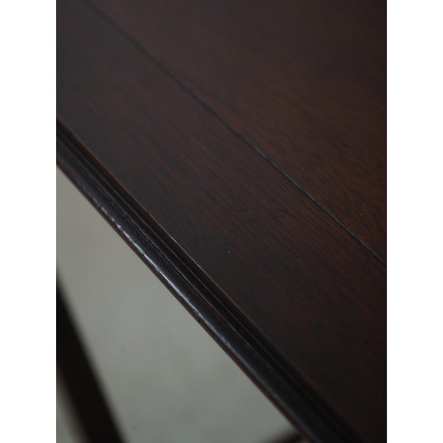 Baker Mahogany Chippendale Style Butlers Tray Table For Sale - Image 10 of 15