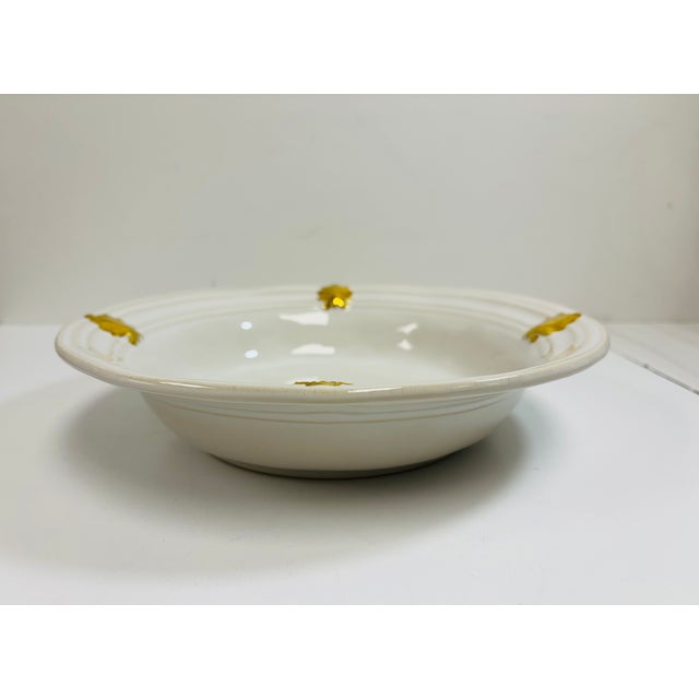 Juliska Acanthus Gold Serving Bowl For Sale - Image 4 of 11