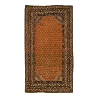 Antique Qashqa'i Rug 5' X 9'4 For Sale
