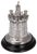 19th Century Victorian Silver Guard Tower Table Lighter from Stephen Smith & Son, 1878 For Sale