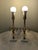 Vintage Marble & Hobnail Glass Vanity Table Lamps, a Pair For Sale - Image 9 of 9