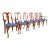 Henkel Harris Queen Anne Solid Cherry Wood Dining Chairs, Set of Six For Sale