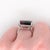 Contemporary 9.2Ct Bi-Color Tourmaline Ring With Natural Diamonds: Solid 14k Gold, 15x11mm, Size 6.75 For Sale - Image 3 of 7