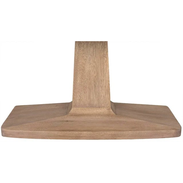 Travis Table, Washed Walnut For Sale - Image 10 of 11