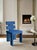 2020s Set of 8 Mya Dining Chairs in Blue For Sale - Image 5 of 11