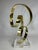 Modern Late 20th Century Abstract Gold Aluminum Ribbon Sculpture by Dan Murphy For Sale - Image 3 of 9