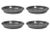 Crow Canyon Home Enamelware, Stinson Speckle 10.5" Pasta Plates in Grey - Set of 4 For Sale In San Francisco - Image 6 of 6
