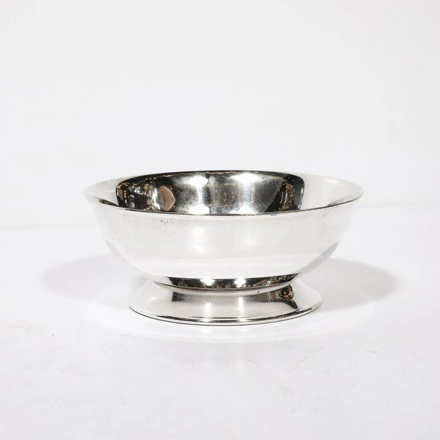 Silver Plated Bowl by d.w. Haber and Son Ny For Sale - Image 4 of 8