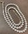 Transparent Certified 47 Ct Pave Set Diamond Riviera Necklace in 18 Kt White Gold 28" Long For Sale - Image 8 of 8