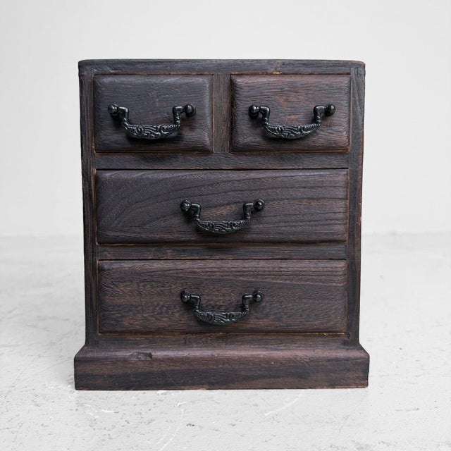 Small Vintage Japanese Ko-Dansu Drawer Cabinet, 1970s For Sale - Image 9 of 9