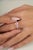 This elegant Toi et Moi ring features 1.3 carats of natural pink sapphires, set in 14k white gold. The pear-cut sapphire...