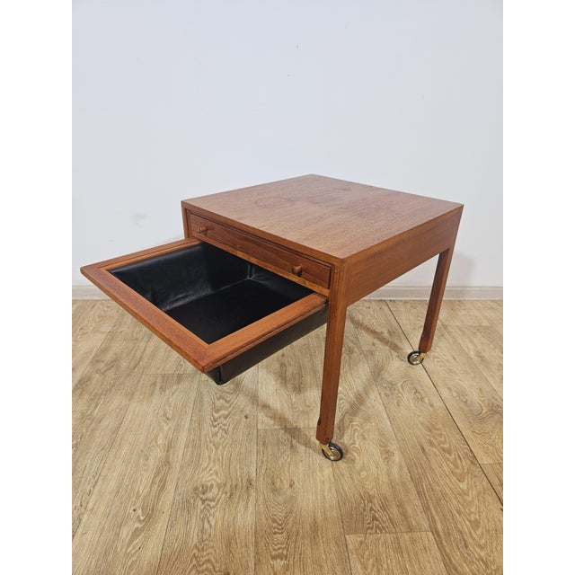 Mid-Century Modern Sewing Table in Teak, Denmark, 1950s-1960s For Sale - Image 5 of 18