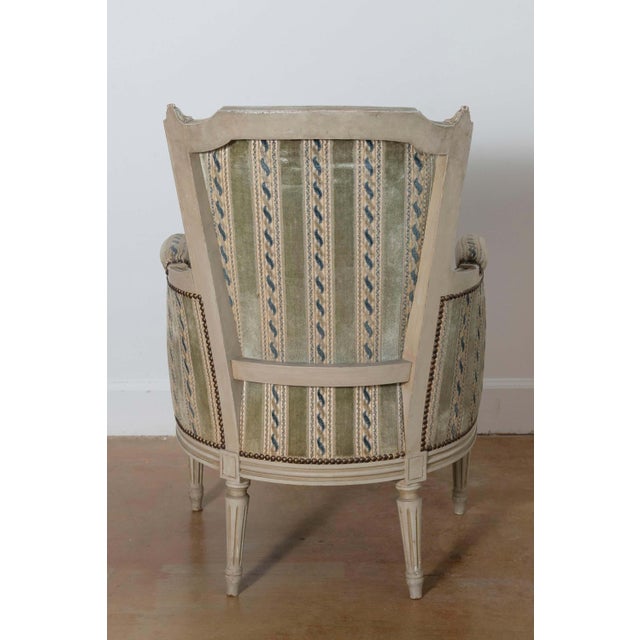 Wood Pair of 20th Century French Bergeres For Sale - Image 7 of 11