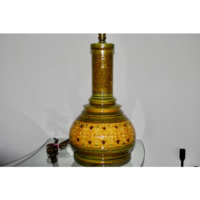 Large Ceramic Lamp by Aldo Londi for Bitossi, 1960 For Sale - Image 6 of 6