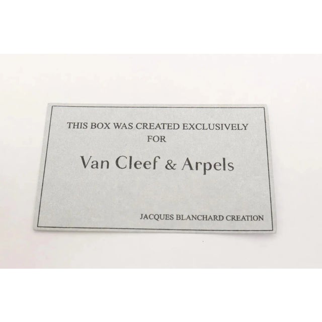 Black Lacquer Van Cleef & Arpels Jewelry Box For Sale - Image 4 of 10