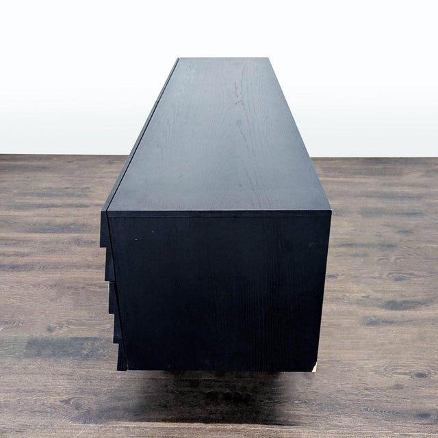 Blu Dot Lap Modern Black 6-Drawer Dresser With Sleek Horizontal Design, Attributed For Sale - Image 9 of 12