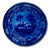 Stunning & Rare Antique Original Set of 9 Dark Flow Blue English Staffordshire 10 Inch Dinner Plates Circa 1830s For Sale - Image 12 of 17