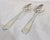 Georgian Sterling Silver Fruit Serving Spoons, London, 1737 & 1763, Set of 2 For Sale - Image 11 of 18