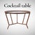 A Rare French Midcentury Modern hand stitched leather cocktail table by Jacques Adnet, circa 1955. Adnet had a rare talent...