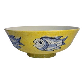 1990s Michelle Erickson Sea Serpent Punch Bowl For Sale