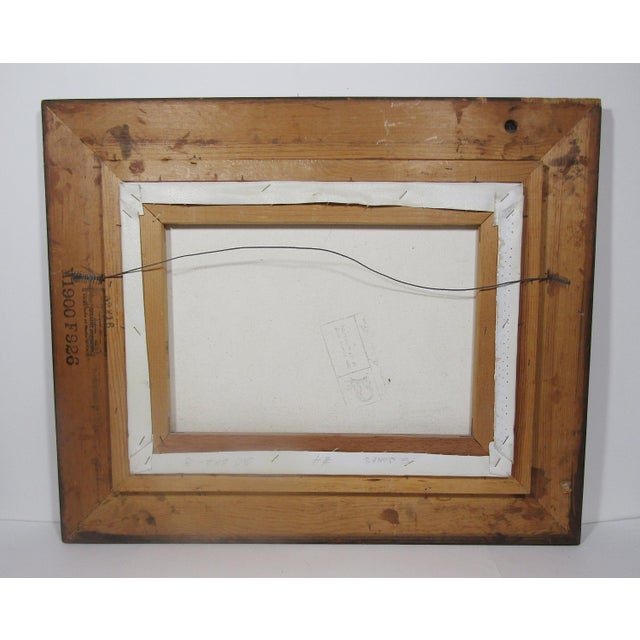 Green Carrington Collection Serigraph Oil Painting on Canvas, 1933 Chrysler, Framed For Sale - Image 8 of 9