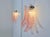 Vintage Pink Felci Murano Glass Wall Sconces, 1990s, Set of 2 For Sale - Image 15 of 18