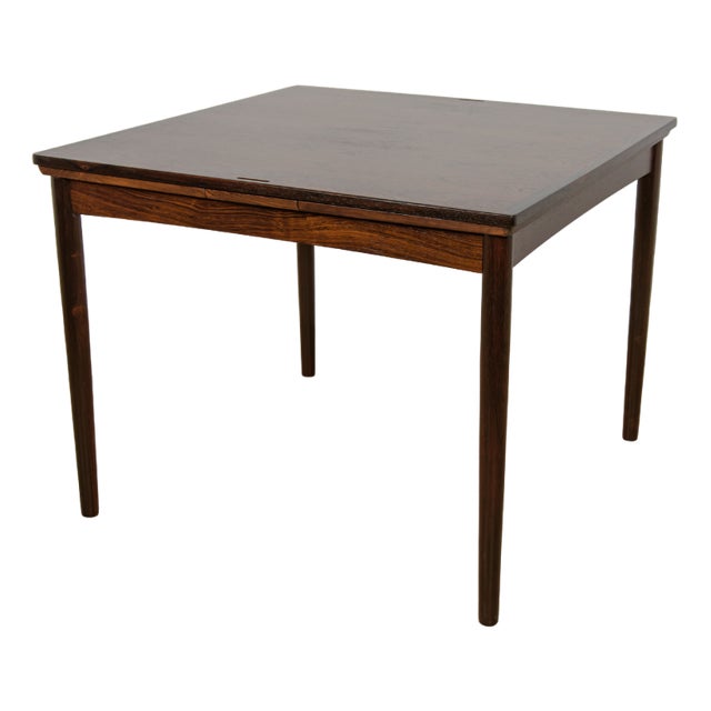 Mid-Century Danish Extendable Rosewood Dining Table, Denmark, 1960s For Sale