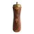 Vintage Embossed Leather and Brass Salt Shaker For Sale